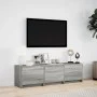 Mueble de TV madera ingeniería gris Sonoma 140x34x40 cm de , Muebles TV - Ref: Foro24-852248, Precio: 98,66 €, Descuento: %