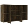 Aparador de madera de ingeniería roble ahumado 120x30x75 cm de vidaXL, Aparadores - Ref: Foro24-813065, Precio: 66,82 €, Desc...