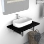 Mueble de cuarto de baño negro 60x40x16,3 cm de , Muebles de baño - Ref: Foro24-283807, Precio: 45,93 €, Descuento: %