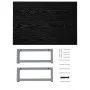 Mueble de cuarto de baño negro 60x40x16,3 cm de , Muebles de baño - Ref: Foro24-283807, Precio: 39,24 €, Descuento: %