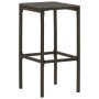 Taburetes de cocina con cojines 4 uds ratán sintético marrón de vidaXL, Taburetes de cocina - Ref: Foro24-313445, Precio: 95,...
