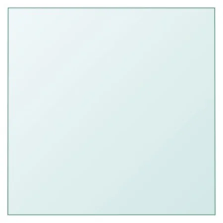 Tempered glass table surface, transparent, 50x50 cm by , Table tops - Ref: Foro24-345072, Price: 30,15 €, Discount: %