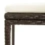 Küchenhocker mit Kissen 4 Stück synthetisches Rattan braun von vidaXL, Küchenhocker - Ref: Foro24-313445, Preis: 94,42 €, Rab...
