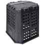 Compostador de jardín negro 68,9x68,9x83,9 cm 360 L de , Compostadores - Ref: Foro24-146275, Precio: 84,40 €, Descuento: %