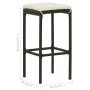 Küchenhocker mit Kissen 4 Stück synthetisches Rattan braun von vidaXL, Küchenhocker - Ref: Foro24-313445, Preis: 94,42 €, Rab...