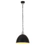 Lámpara colgante vintage redonda 25 W negra 31 cm E27 de , Lámparas - Ref: Foro24-320548, Precio: 49,23 €, Descuento: %