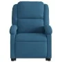 Sillón reclinable de masaje elevable terciopelo azul de , Sillones - Ref: Foro24-3204321, Precio: 320,40 €, Descuento: %
