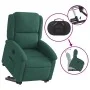 Sillón reclinable elevable terciopelo verde oscuro de , Sillones - Ref: Foro24-3204302, Precio: 273,85 €, Descuento: %