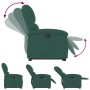 Sillón reclinable elevable terciopelo verde oscuro de , Sillones - Ref: Foro24-3204302, Precio: 266,93 €, Descuento: %