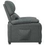 Sillón reclinable de tela gris oscuro de , Sillones - Ref: Foro24-344904, Precio: 207,60 €, Descuento: %