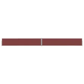 Toldo lateral retráctil para patio marrón 140x1200 cm de vidaXL, Sombrillas - Ref: Foro24-313390, Precio: 83,03 €, Descuento: %