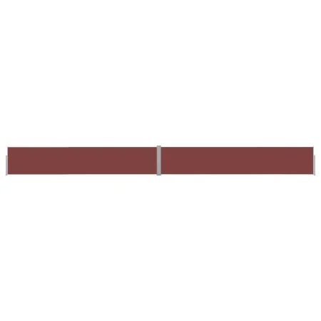 Toldo lateral retráctil para patio marrón 140x1200 cm de vidaXL, Sombrillas - Ref: Foro24-313390, Precio: 83,03 €, Descuento: %