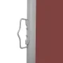 Toldo lateral retráctil para patio marrón 140x1200 cm de vidaXL, Sombrillas - Ref: Foro24-313390, Precio: 83,03 €, Descuento: %