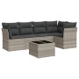 Set de sofás de jardín 6 pzas y cojines ratán sintético gris de , Conjuntos de jardín - Ref: Foro24-3217612, Precio: 401,18 €...