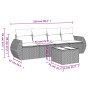 Set de sofás jardín y cojines 5 pzas ratán sintético gris claro de , Conjuntos de jardín - Ref: Foro24-3221091, Precio: 327,3...