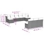 Set sofás jardín 10 pzas con cojines ratán sintético gris claro de , Conjuntos de jardín - Ref: Foro24-3250131, Precio: 646,7...