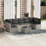 Set de sofás de jardín 8 pzas y cojines ratán sintético gris de , Conjuntos de jardín - Ref: Foro24-3249281, Precio: 506,60 €...