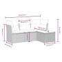Set de sofás de jardín 4 pzas y cojines ratán sintético gris de , Conjuntos de jardín - Ref: Foro24-3263118, Precio: 267,06 €...
