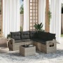 Set de sofás de jardín 6 pzas y cojines ratán sintético gris de , Conjuntos de jardín - Ref: Foro24-3252499, Precio: 413,03 €...