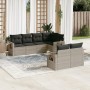 Set de sofás de jardín 7 pzas con cojines ratán PE gris claro de , Conjuntos de jardín - Ref: Foro24-3252749, Precio: 521,00 ...