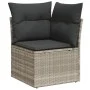Garden sofa set 7 pieces with light gray PE rattan cushions by , Modular outdoor sofas - Ref: Foro24-3221671, Price: 487,64 €...