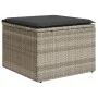Garden sofa set 7 pieces with light gray PE rattan cushions by , Modular outdoor sofas - Ref: Foro24-3221671, Price: 487,64 €...