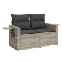 Set de sofás jardín y cojines 5 pzas ratán sintético gris claro de , Conjuntos de jardín - Ref: Foro24-3220171, Precio: 349,9...