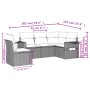 Set de sofás jardín y cojines 5 pzas ratán sintético gris claro de , Conjuntos de jardín - Ref: Foro24-3220171, Precio: 349,9...