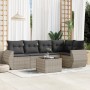 Set de sofás de jardín 6 pzas y cojines ratán sintético gris de , Conjuntos de jardín - Ref: Foro24-3221341, Precio: 416,31 €...