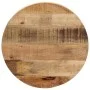 Solid mango wood round table top, rough texture Ø 60x1.5 cm by , Table tops - Ref: Foro24-370006, Price: 45,71 €, Discount: %