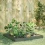 Arriate de acero verde oliva 100x100x18,5 cm de , Maceteros y jardineras - Ref: Foro24-851013, Precio: 35,90 €, Descuento: %
