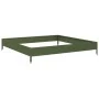 Arriate de acero verde oliva 100x100x18,5 cm de , Maceteros y jardineras - Ref: Foro24-851013, Precio: 35,90 €, Descuento: %