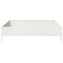 Arriate de acero blanco 100x100x26 cm de , Maceteros y jardineras - Ref: Foro24-851018, Precio: 40,67 €, Descuento: %