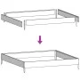 Arriate de acero blanco 100x100x26 cm de , Maceteros y jardineras - Ref: Foro24-851018, Precio: 40,67 €, Descuento: %