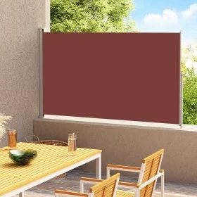Toldo lateral retráctil de jardín marrón 180x300 cm de vidaXL, Sombrillas - Ref: Foro24-313402, Precio: 106,01 €, Descuento: %