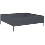 Arriate de acero gris antracita 100x100x33,5 cm de , Maceteros y jardineras - Ref: Foro24-851026, Precio: 57,00 €, Descuento: %