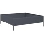 Arriate de acero gris antracita 100x100x33,5 cm de , Maceteros y jardineras - Ref: Foro24-851026, Precio: 57,00 €, Descuento: %
