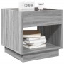 Mesa de centro con Infinity LED gris Sonoma 50x50x50 cm de , Mesitas de noche - Ref: Foro24-3284089, Precio: 85,32 €, Descuen...