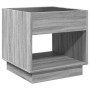 Mesa de centro con Infinity LED gris Sonoma 50x50x50 cm de , Mesitas de noche - Ref: Foro24-3284089, Precio: 85,32 €, Descuen...