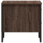 Mesita de noche madera de ingeniería marrón roble 40x30x40 cm de , Mesitas de noche - Ref: Foro24-848522, Precio: 34,52 €, De...