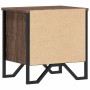 Mesita de noche madera de ingeniería marrón roble 40x30x40 cm de , Mesitas de noche - Ref: Foro24-848522, Precio: 34,52 €, De...