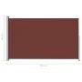 Toldo lateral retráctil de jardín marrón 180x300 cm de vidaXL, Sombrillas - Ref: Foro24-313402, Precio: 106,01 €, Descuento: %