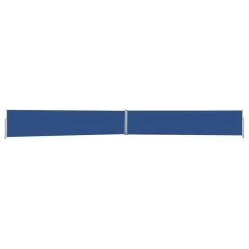 Toldo lateral retráctil para patio azul 140x1200 cm de vidaXL, Sombrillas - Ref: Foro24-313391, Precio: 91,92 €, Descuento: %