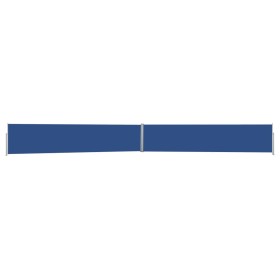 Toldo lateral retráctil para patio azul 140x1200 cm de vidaXL, Sombrillas - Ref: Foro24-313391, Precio: 113,15 €, Descuento: %