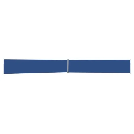 Toldo lateral retráctil para patio azul 140x1200 cm de vidaXL, Sombrillas - Ref: Foro24-313391, Precio: 91,92 €, Descuento: %