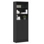 Schwarzer Schrank mit LED-Beleuchtung aus Holzwerkstoff 69x32,5x200 cm. von , Sideboards - Ref: Foro24-3307906, Preis: 142,05...