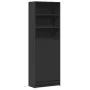 Schwarzer Schrank mit LED-Beleuchtung aus Holzwerkstoff 69x32,5x200 cm. von , Sideboards - Ref: Foro24-3307906, Preis: 142,05...