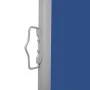 Toldo lateral retráctil para patio azul 140x1200 cm de vidaXL, Sombrillas - Ref: Foro24-313391, Precio: 91,92 €, Descuento: %