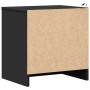 Mesitas de noche con luces LED 2 uds madera ingeniería negra de , Mesitas de noche - Ref: Foro24-852050, Precio: 94,31 €, Des...