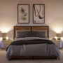 Mesitas de noche luces LED 2 uds madera ingeniería roble Sonoma de , Mesitas de noche - Ref: Foro24-852052, Precio: 88,32 €, ...
